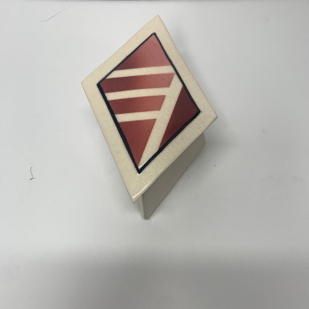 Diamond Shape Ceramic Trinket Box